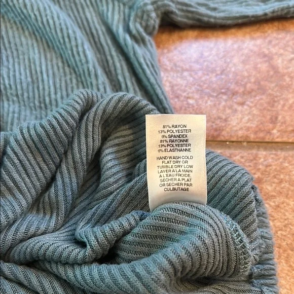 Blue Long Sleeve Anthropologie Top - Picture 6 of 6